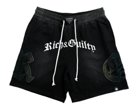 Rich & Guilty Crystals Shorts