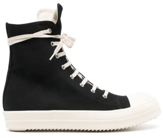 Rick Owens DRKSHDW Canvas Sneakers | Black