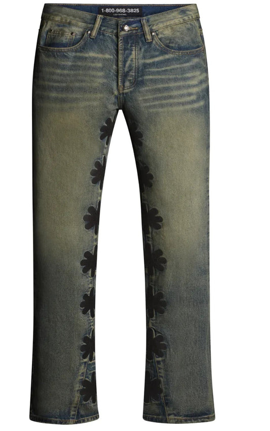 Lost Shdws DRTY Denim Pant Dirty Blue Graphite