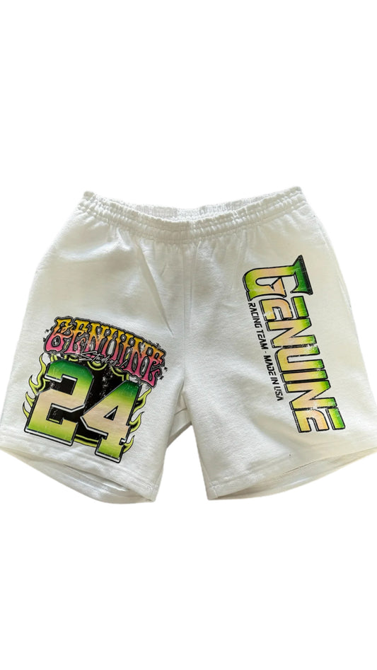 Genuine Club Racer Team White Shorts