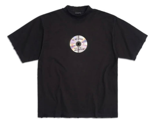 Balenciaga To My Love T-Shirt 'Black'