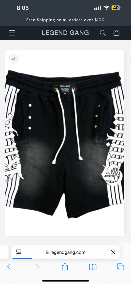 Rich & Guilty Fierce Shorts