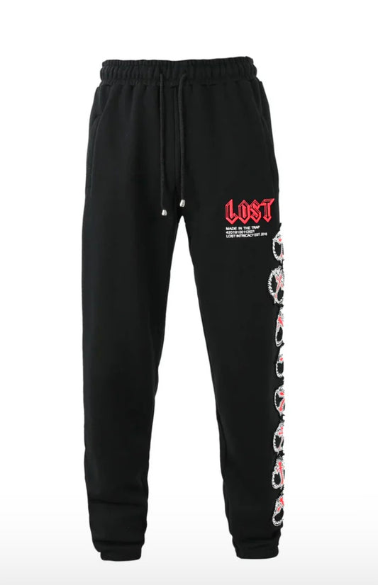 LOST INTRICACY Black/Red MITT Pants