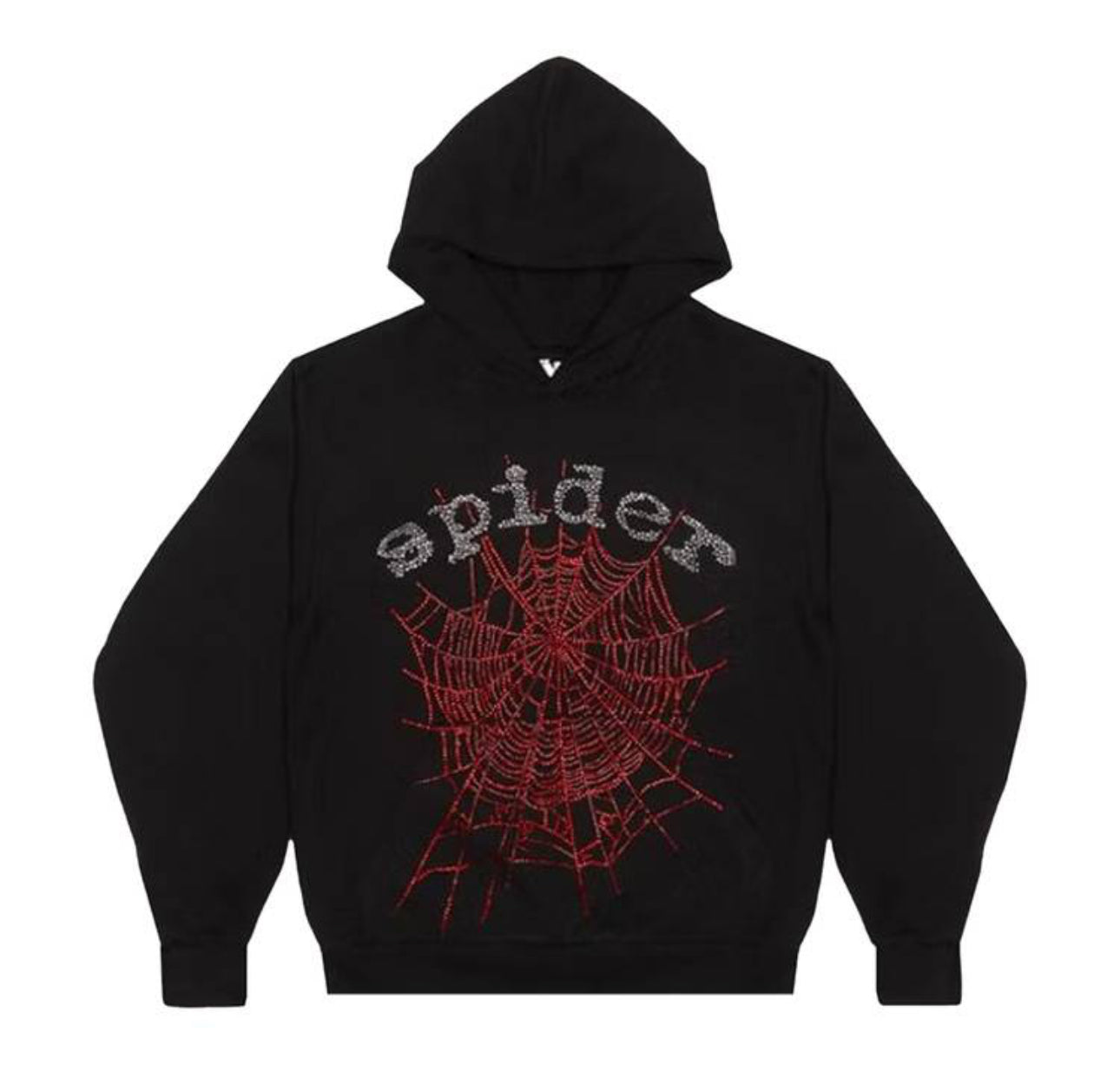 Sp5der OG Rhinestone Hoodie
Black