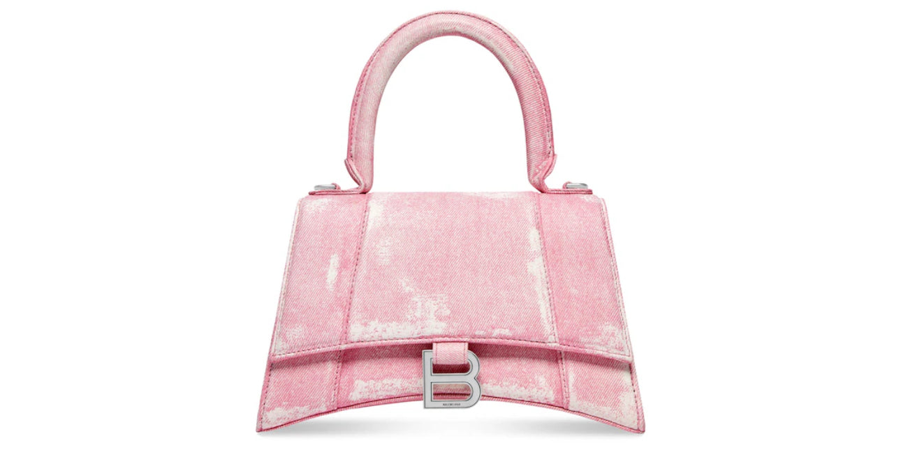 Balenciaga Hourglass Small Pink Handbag