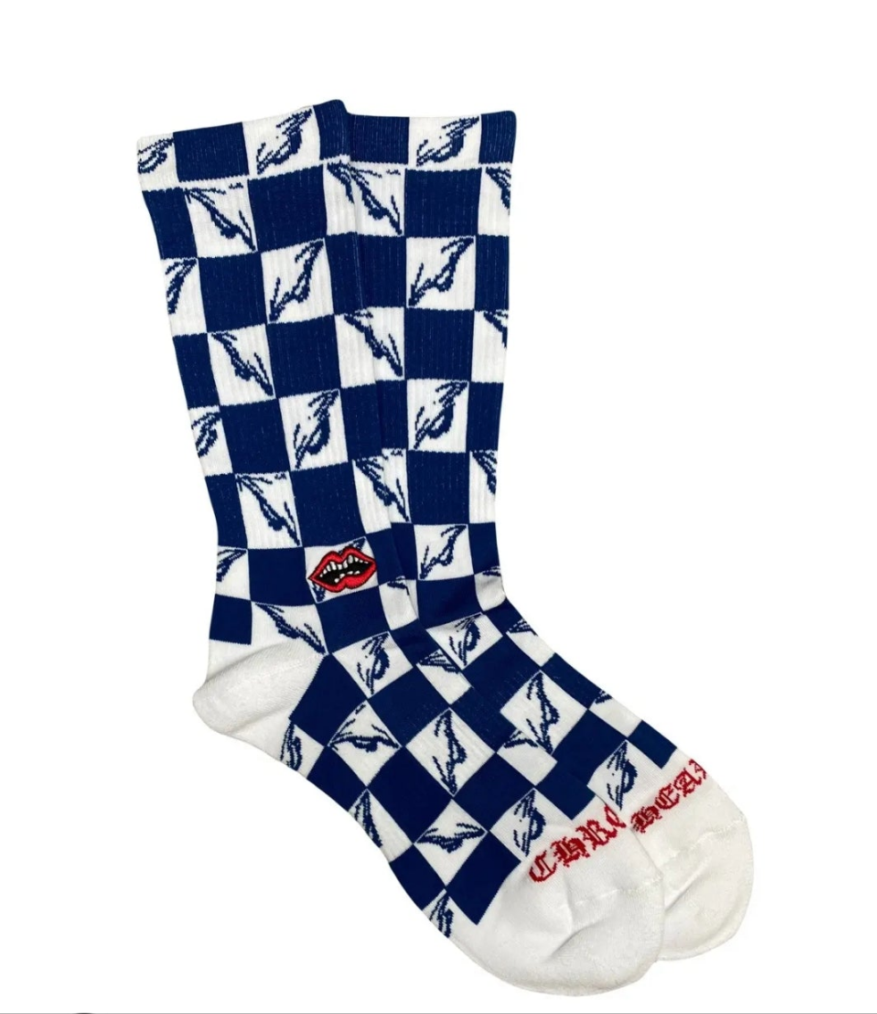 Chrome Hearts Matty Boy Socks Blue