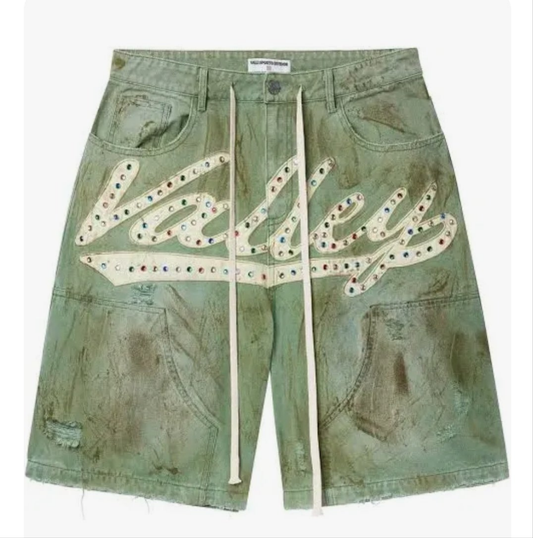 Vale Green Skittle Jorts