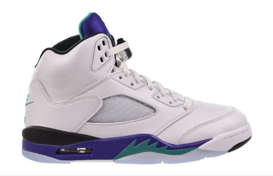 Air Jordan 5 Retro OG Men's
Shoes White/Grape lce