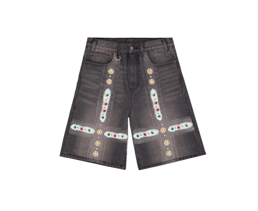 Bravest Black Sapphire Jorts