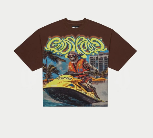 Godspeed Wace Rubber Brown Tee