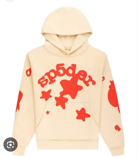 Sp5der Beluga Hoodie Cream