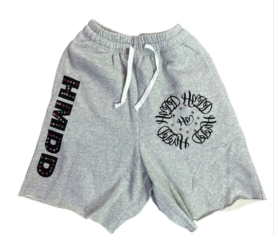 HMDD Cotton Rhinestone Short