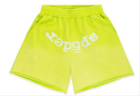 Sp5der OG Web V2 
Sweatshort Acid Green