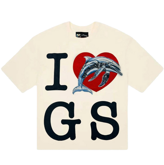 Godspeed Dolphin Love Cream Tee