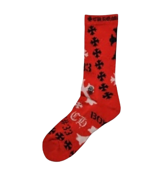 Chrome Hearts x Matty Boy
Chomper Logo Socks Red