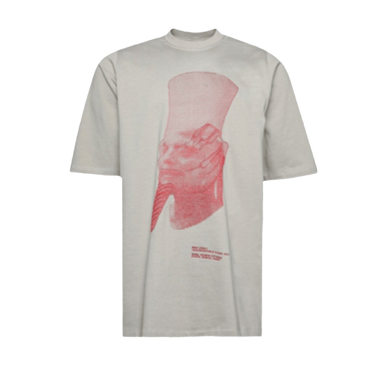 Rick Owens Ron Jumbo
Tee 'Pearl/Cardinal Red'