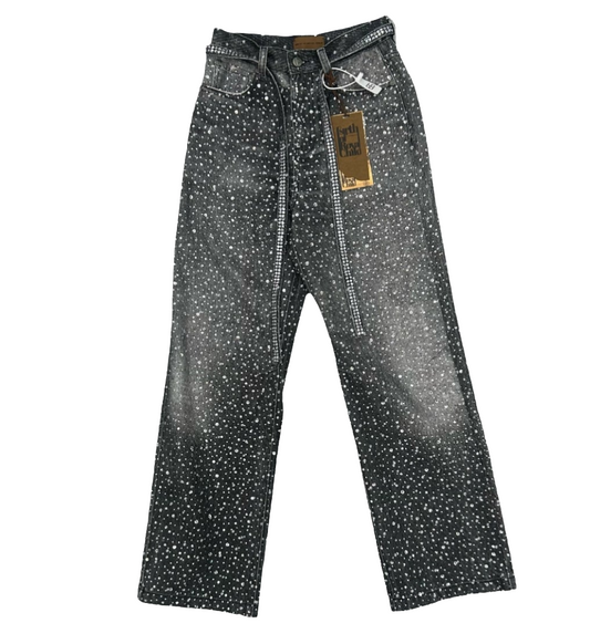 Birth Of Royal Child Diamond Boro Jeans Black