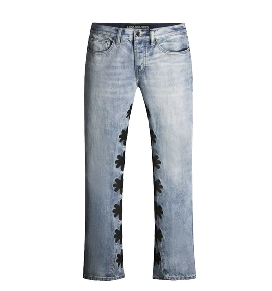 Lost Shdws Denim Pant Blue Black