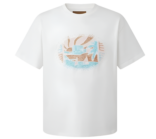 BIRTH OF ROYAL CHILD
BEADED NILE RIVER TEE