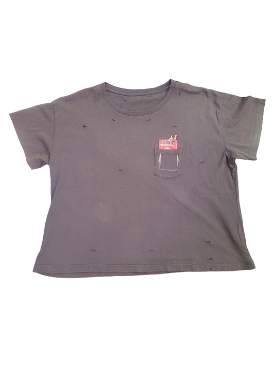 Bravest Grey cartoon Tee