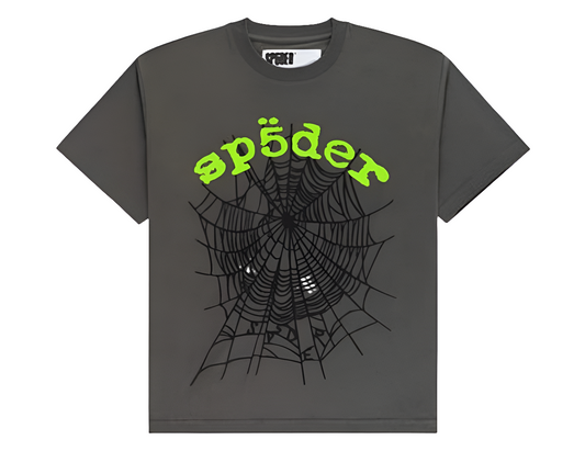 Sp5der OG Web V2 Slate Grey Tee