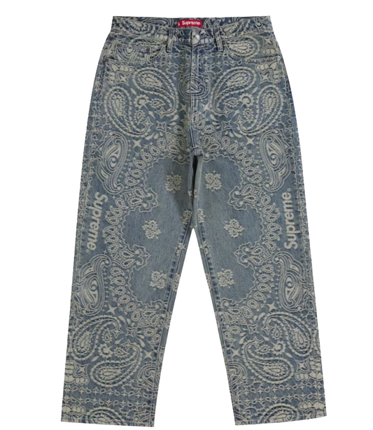 Supreme Bandana Jacquard
Baggy Jean Blue Men's