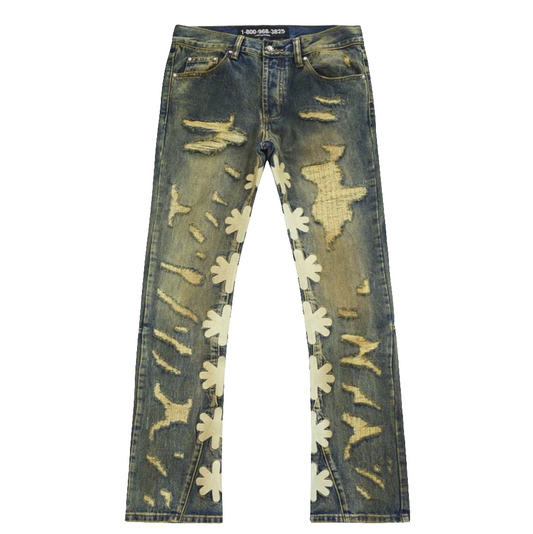 Lost Shdws Dstroy Denim Pant Bone
