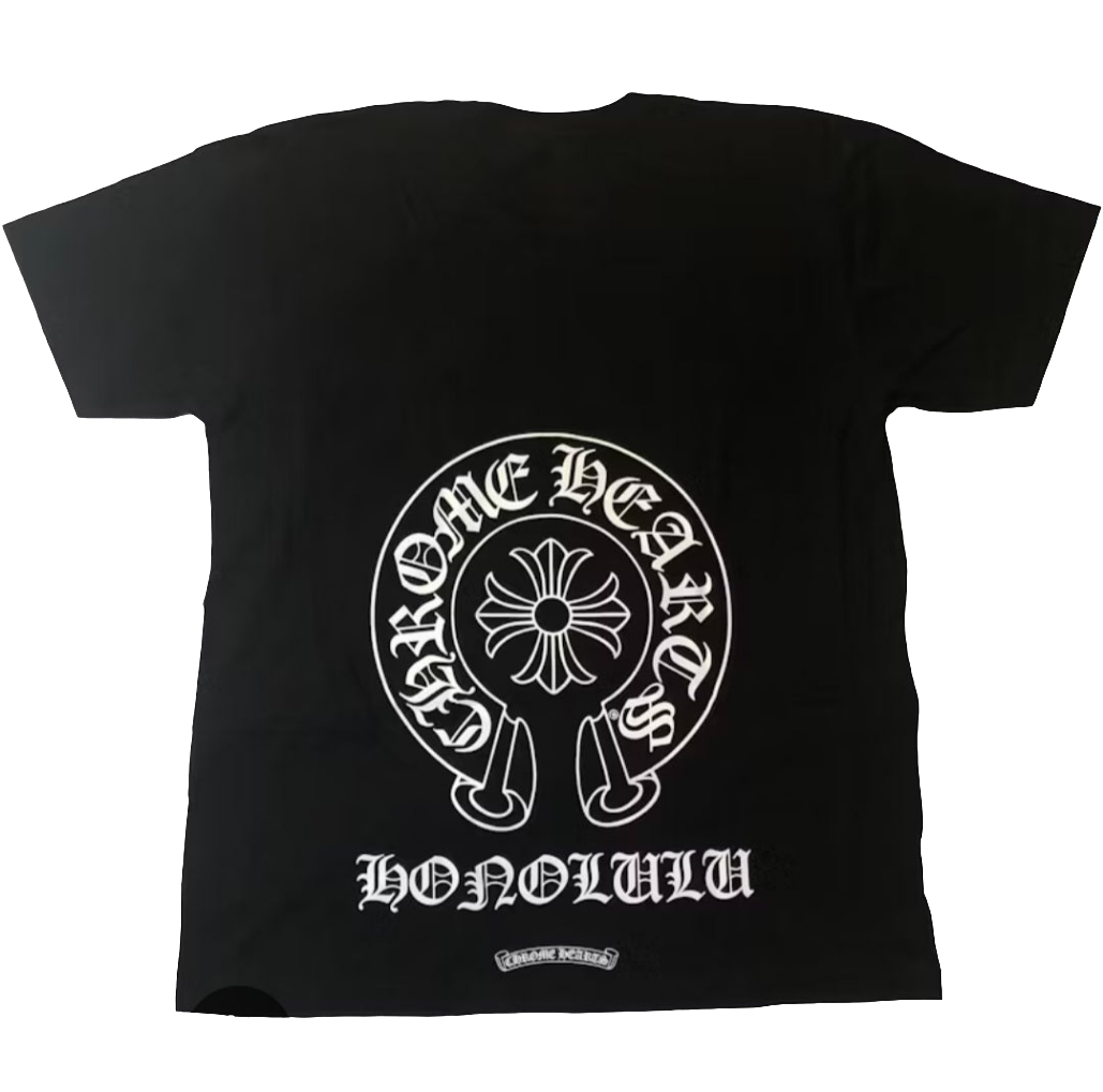 Chrome Hearts Beijing Exclusive Horseshoe Logo Pocket T-Shirt 'Black'