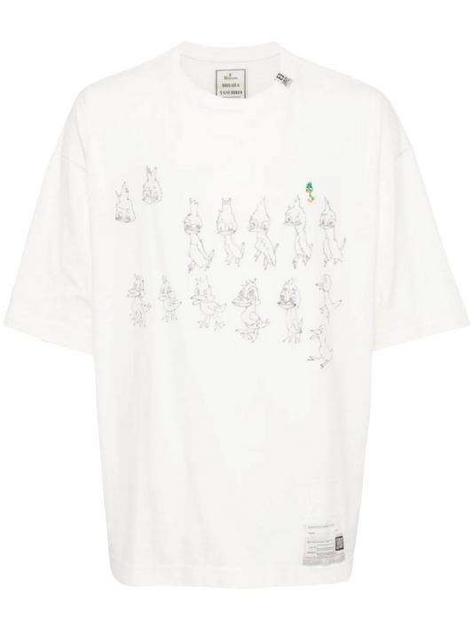 Maison MIHARA YASUHIRO
Duck-Print Cotton T-shirt