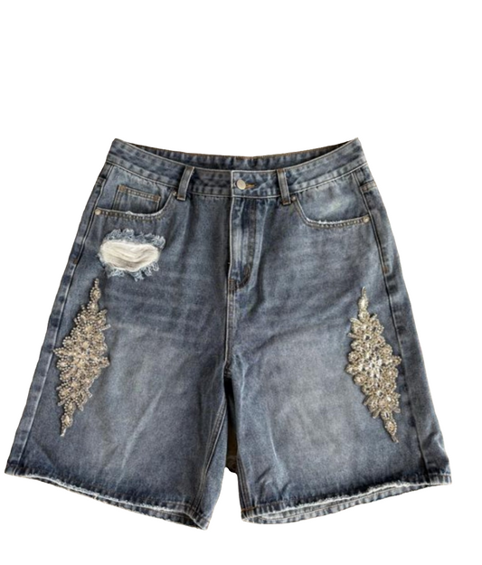 Fraternal Blue Dagger Jorts