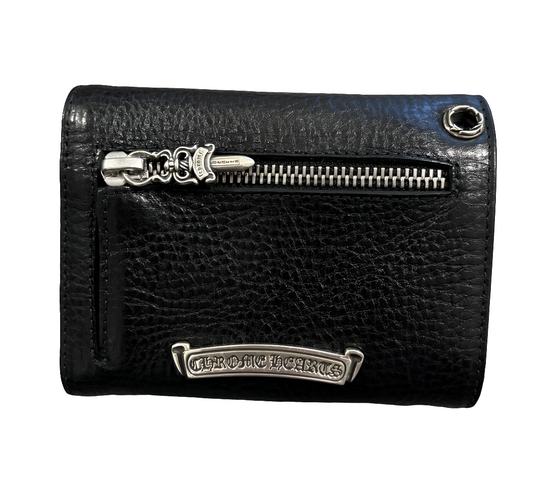 Chrome Hearts Mini Wave
Wallet Cross Button Black