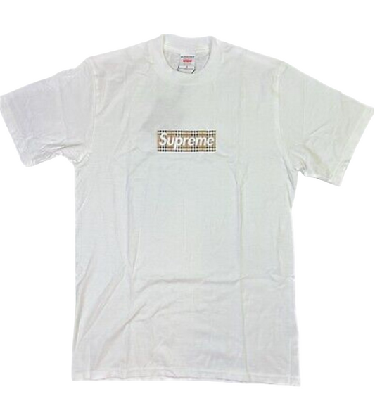 Supreme x Burberry Box
Logo Tee White