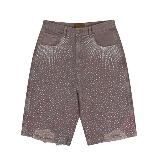 Birth Of Royal Child Diamond Jorts (Brown)