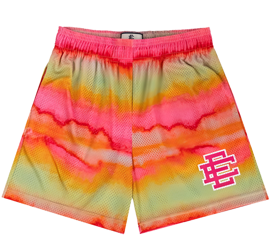 Eric Emanuel Pink/Yellow Shorts