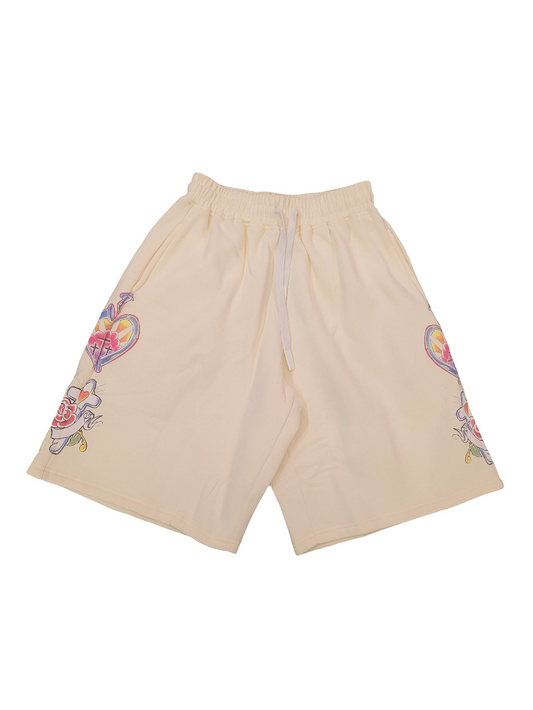 God Got You Cream Short