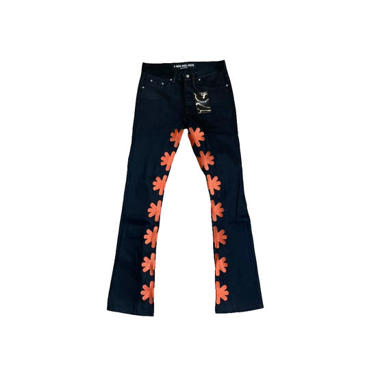 Lost Shdws Denim Pants Black/Orange