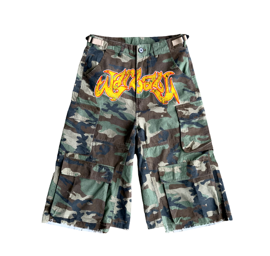 Bravest War Baby Camo Cargo Shorts