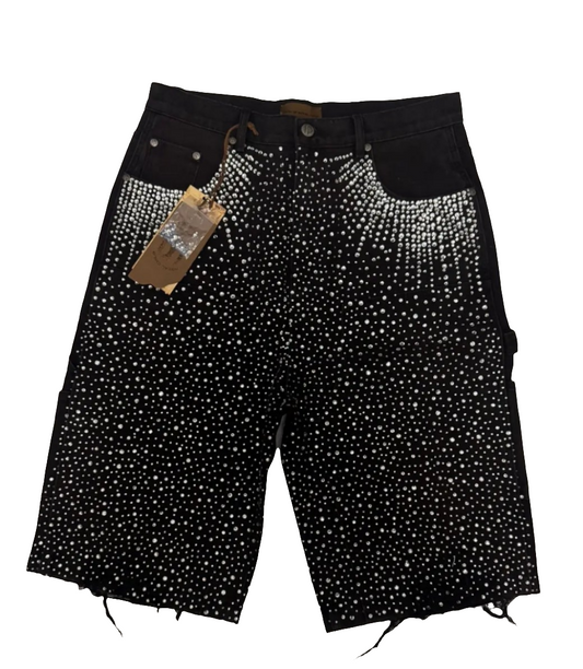 Birth of Royal Child  Diamond Jorts Black