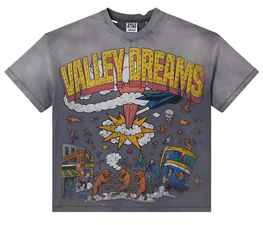 Vale Chaos Bling Tee Grey