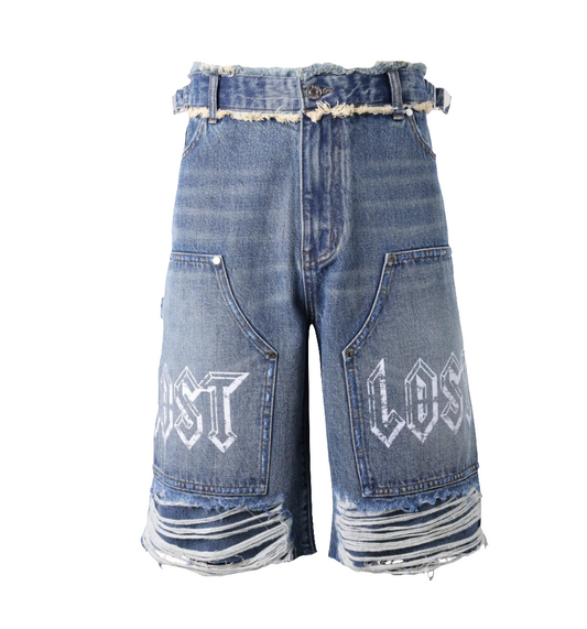 Lost Intricacy Carpenter Blue Shorts