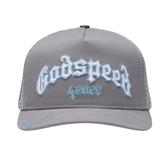 Godspeed Grey/Light Blue Cap