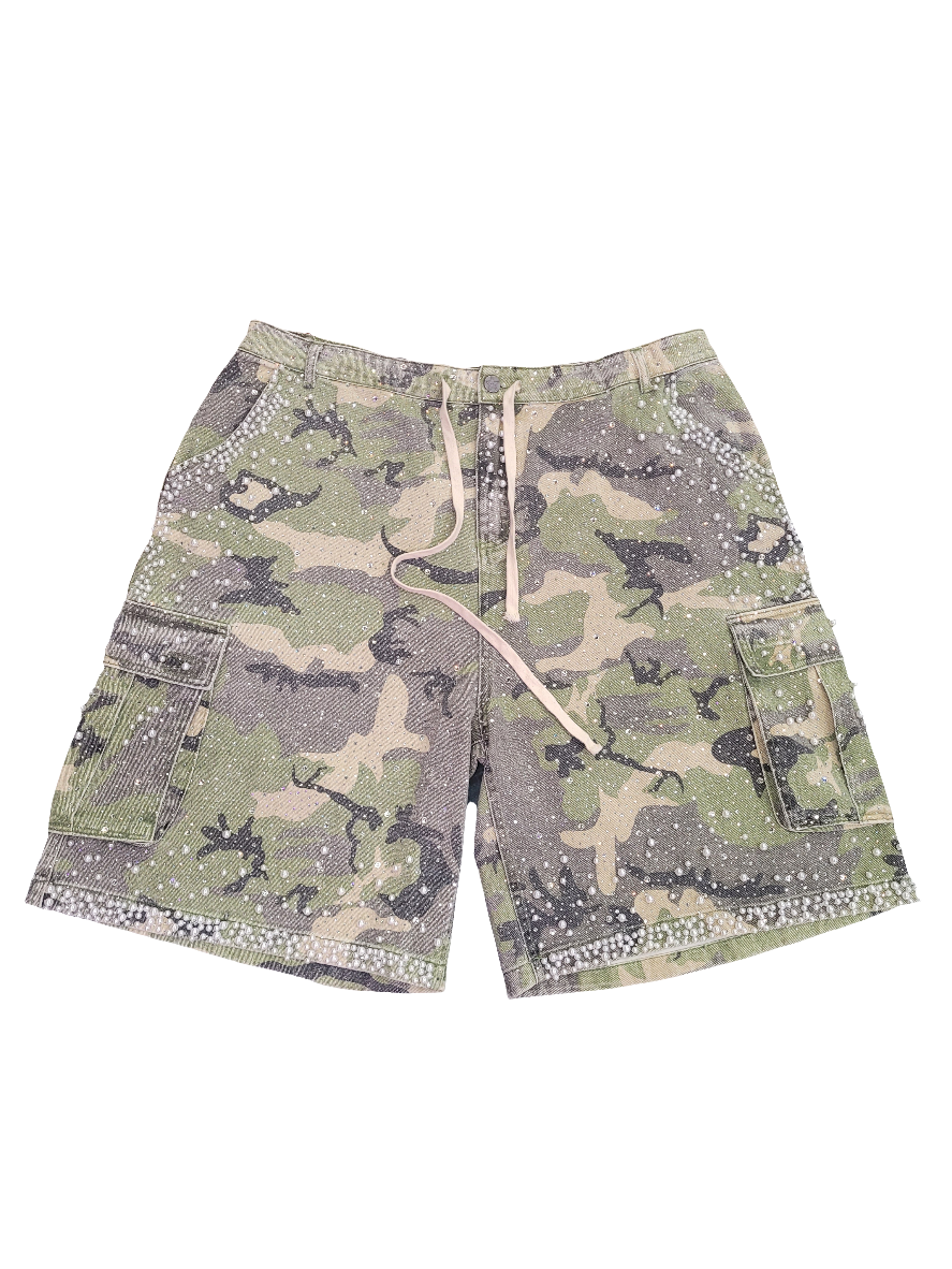 Vale Diamonds Camo Shorts
