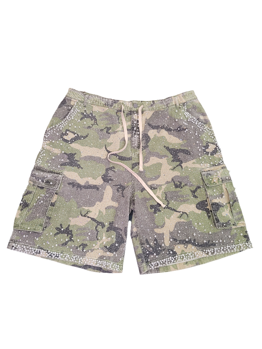 Vale Diamonds Camo Shorts