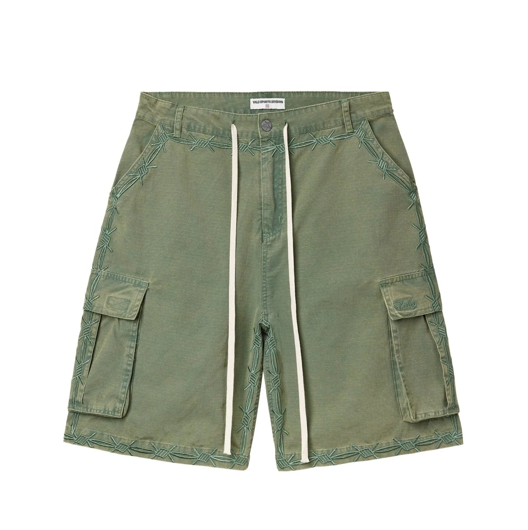 Vale Olive Cargo Jorts