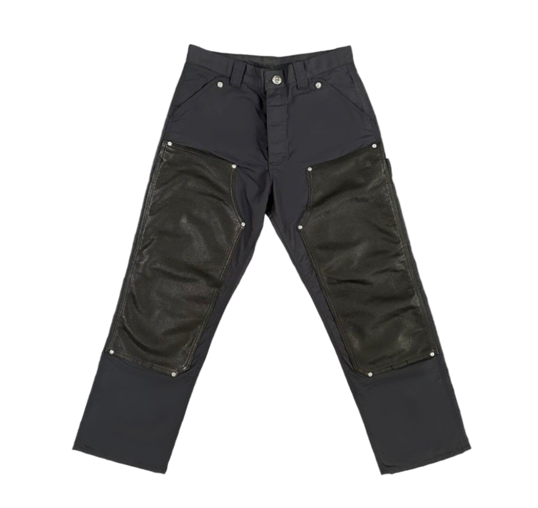 Chrome Hearts Leather
Knee Carpenter Pants Black