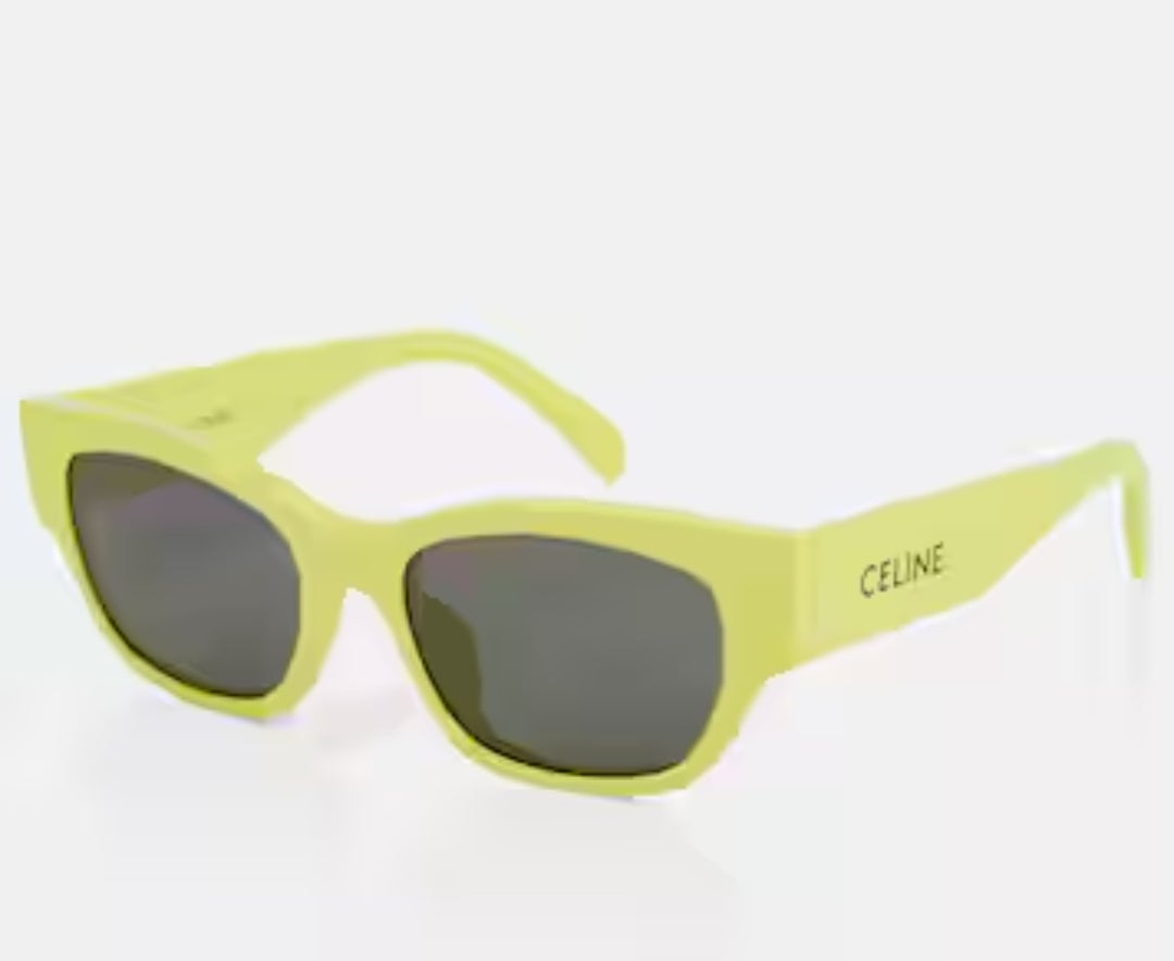 Celine Cat-eye Sunglasses In Yellow