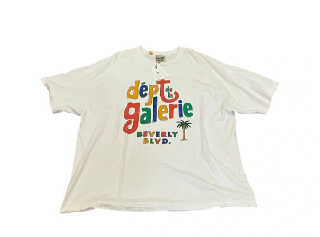 Gallery Dept. Beverly Hills Blvd Tee In White