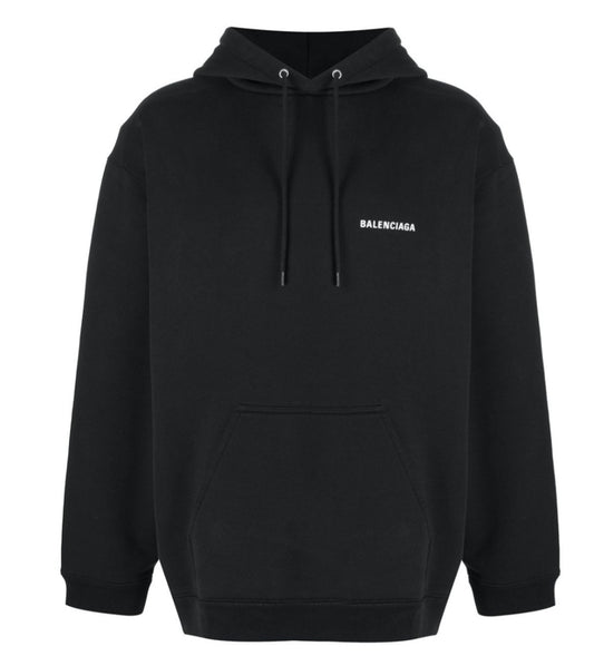 Balenciaga logo print hoodie