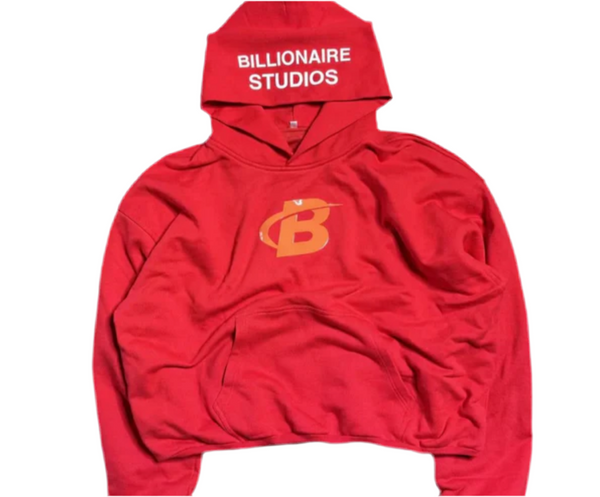 Billionaire Studio Infrared B Sport Pullover Hoodie Red