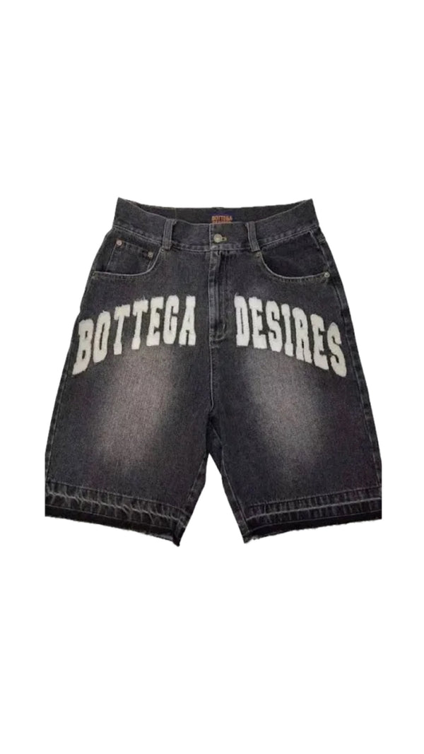 Bottega Desires Denim Black Jorts